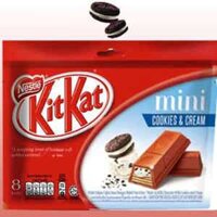 Kit Kat Mini Cookies and Cream – túi 8 thanh Nhật Bản