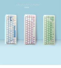 KIT LMK67 - KIT Bàn phím cơ LMK67 RGB mạch xuôi kết nối 3 chế độ (Nhôm CNC, Gasket Mount, QMK/VIA)