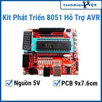 Kit phát triển 8051 hỗ trợ AVR - mạch hỗ trợ học tập các kết nối và giao tiếp