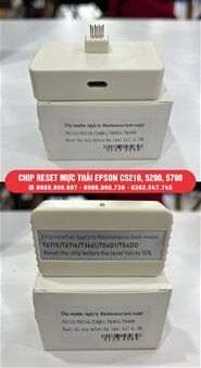 KIT RESET MAINTENNANCE EPSON C5210, C5290, C5790 CỤC RESET CHÍP THẢI EPSON C5210, 5290, 5790