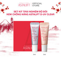 Kit Trải Nghiệm - Kem Chống Nắng ASTALIFT D-UV Clear White Solution / D-UV Aqua SPF50+ PA++++ 5ml