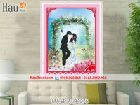 Kit tranh thêu chữ thập 3D Hạnh Phúc AL.31276