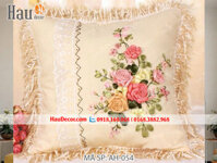 Kit tranh thêu ruy băng gối ôm AH-054