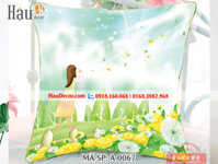 Kit tranh thêu ruy băng gối ôm A-0067