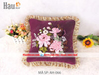 Kit tranh thêu ruy băng gối ôm AH-066