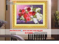 Kit tranh thêu ruy băng Hoa Nghệ Thuật X6006