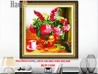 Kit tranh thêu ruy băng Lọ Hoa Cẩm Tú Cầu C-0308