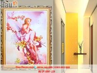 Kit tranh thêu ruy băng Thiên Thần AD01-229