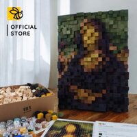 Kit Tự Làm Tranh Pixel Gỗ Mona Lisa (DIY)