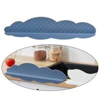 Kitchen Bathroom Baffle Sink  Guard Tool Portable Water Splashproof - Blue Cloud