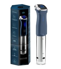 Kitchen Gizmo Sous Vide Immersion Circulator - Cook with Precision, 800 Watt Blue Circulator Stick with Touchscreen Control Panel and Safety Featur...