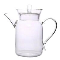 Kitchen Glass Pitcher with Lid 350 ml Brewer Ice Drip Coffee Pot for Bar - Clear