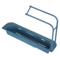 Kitchen Sink Drainer Sink Drain Rack Basket Retractable Drying Rack Shelf Dishwashing Basin Hanging Dishcloth Storage Ra