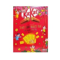 Kitkat 12 thanh 204g hộp tết