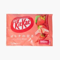 Kitkat dâu tây Nhật Bản 124.3g (11.3gx11 cái) - Hàng Nhật nội địa