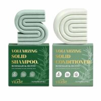 Kitsch Rosemary & Biotin Shampoo and Conditioner Bar for Thinning Hair - for Hair Growth & Hair Thicken