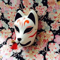 KITSUNE_#6(Mặt nạ cáo,mask fox) -cosplay