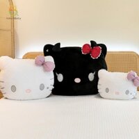 [Kittenbaby] Đầu mèo dễ thương Gối sang trọng hai mặt Sofa Giường tựa đầu Gối đệm ô tô [mới]