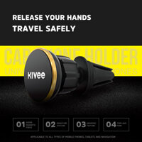 KIVEE 360° Giá đỡ gắn xe từ tính mini cho điều hòa ô tô Model:UC02