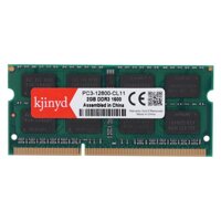 Kjinyd Ddr3 2Gb 204Pin 1.5V Ram Sodimm Laptop Memory Support Memoria Ddr3 Notebook(1600Mhz)