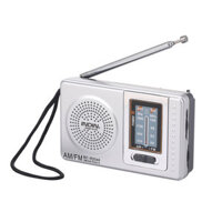 KKmoon Máy Thu Radio 2 Băng Tần Đài Phát Thanh FM Mini INDIN BC-R2048 Đài Phát Thanh Bỏ Túi Di Động Tích Hợp Loa Với Giắc Cắm Tai Nghe Ăng Ten Kính Thiên Văn