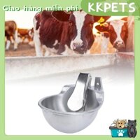 KKPETS Chăn nuôi Máy tưới nước tự động Bát Bề mặt nhẵn Sử dụng đáng tin cậy Hợp kim Chịu được thời tiết Nước uống Máng chống rỉ Đa năng cho cừu