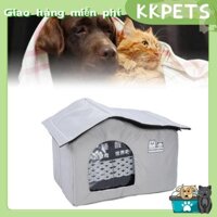 KKPETS Nhà làm mát thú cưng Cách nhiệt lạnh Vải Oxford Độ bền lâu Chó chống cắn cho thú cưng