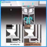 Kkvision Performances Vòng đệm vệ sinh bằng cao su để kết nối an toàn giữa nhà vệ sinh và sàn nhà mà không cần thiết kế rủi ro rò rỉ