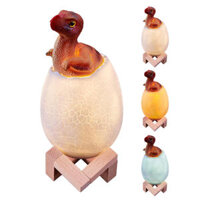 KL-02 Decorative 3D Oviraptor Dinosaur Egg Smart Night Light Touch Switch 3 Colors Change LED NightlightFor Christmas