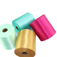 Kl 10cm Rộng Lụa Satin Ruy Băng 25 Mét / Cuộn Trang Trí Tiệc Cưới DIY Trang Phục May Đồ Dùng PL0X