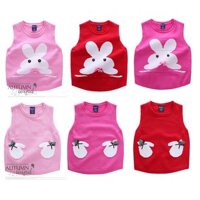 KL20 - Áo Ghi Lê Thỏ Hồng Bé Gái 8-26kg