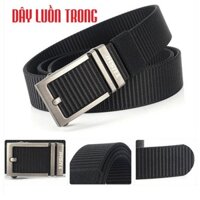 (KL4) Thắt lưng Nam Khóa tự động dây dù luồn trong chắc chắn, tiện lợi - Dây nịt vải Canvas siêu bền