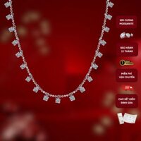 KL5098 Dây Chuyền Bạc Nữ Minerva Dây Bi Tròn Chuỗi Đá Tròn 4.0ly Moissanite by Kylan Silver