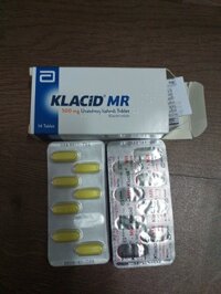 KLACID MR Clarithromycin 500 mg 14 viên điều trị các bệnh truyền