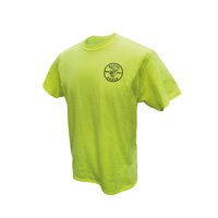 Klein Tools Green HiViz Safety T-Shirt, Medium MBA00040-1