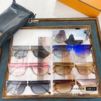 KLQS 23 FENDI New style goggles European and American style ins Little Red Book internet celebrity same metal sunglasses FE40096I