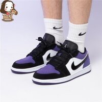 Klsportsblacknkair jordan1 Nhiệt độ thấp đen / đỏ / xanh / tím thời trang2021nnk