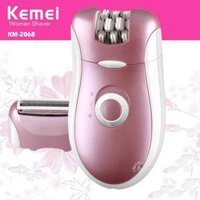 KM-2068 Kemei Máy Cạo Lông Nữ Sạc Điện 2 Trong 1 Máy Cạo Râu Máy Cạo Lông Cho Cơ Thể