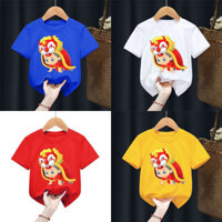 (KM) Combo 4 Áo thun tết bé đội đầu lân cho bé từ 6kg-30kg.AT16.