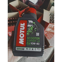 [KM Combo] Scooter Expert Le 10w40 800ml + Lap Motul 120ml(nhớt hộp số) dùng cho các loại xe tay ga hiện hành