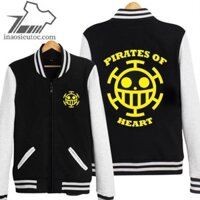 [KM Khủng ] Mua áo khoác Law One Piece tặng kèm áo thun bịt mặt anime