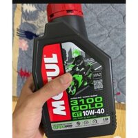KM long đen + Dầu nhớt xe Máy MOTUL 3100 GOLD 4T 10W40 1L