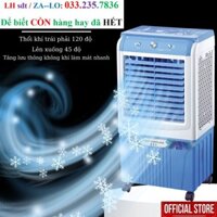 KM Quạt điều hòa HS 588A, tiết kiệm điện,làm mát nhanh tao ẩm dung tích nước 45 lít công suất 130W HOT 2023