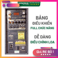 KM Sale sốc  CHÍNH HÃNG -  Loa Kéo Karaoke Nanomax Bluetooth KS-12F3 2022 Bass 30 Tặng 2 Mic Đọc Được Usb Thẻ Nhớ Công S