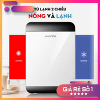 KM Sale sốc Tủ lạnh mini 2 chiều nóng lạnh dùng gia đình, trên ô tô. Tủ lạnh 2 cánh 20L làm mát nhanh, bibi shop nhanh