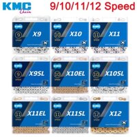 KMC Dây Xích Xe Đạp  X9 X10 X11 X12 EL SL 9s 10s 11s 12s Chất Lượng Cao