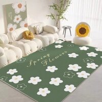 KMEIT Ins Phòng Khách Thảm Thấm Hút Nước Chống Bụi Bẩn Sàn Thảm Bốn Mùa Phòng Ngủ Đa Năng Đầu Giường Chăn Ban Công Flo