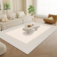 KMEIT Thảm Phòng Khách Chống Bụi Bẩn Dễ Dàng Chăm Sóc Đơn Giản Phong Cách Im Lặng Rửa Không Chà Chà Bàn Cà Phê Da Trống