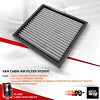 K&N VF2000 LỌC GIÓ ĐIỀU HÒA CABIN CHO JAGUAR / TOYOTA / LAND ROVER