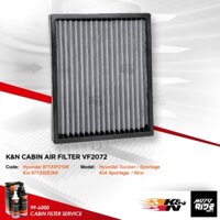 K&N VF2072 LỌC GIÓ ĐIỀU HÒA CABIN CHO HUYNDAI / KIA